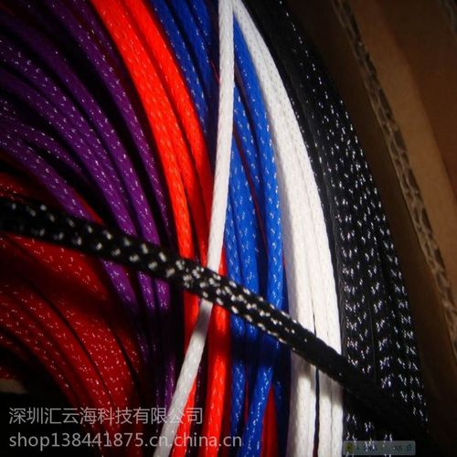 PET加红漆包线编织网管 厂家直销，优质低价的网状套管解决方案
